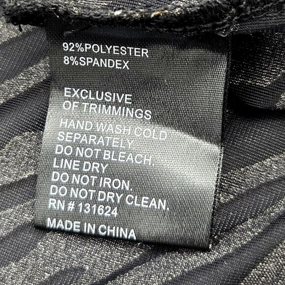 Calessa Button Up Down Tunic Top Womens Size 1X Embroidered Black Velvet Lagum - Picture 8 of 8